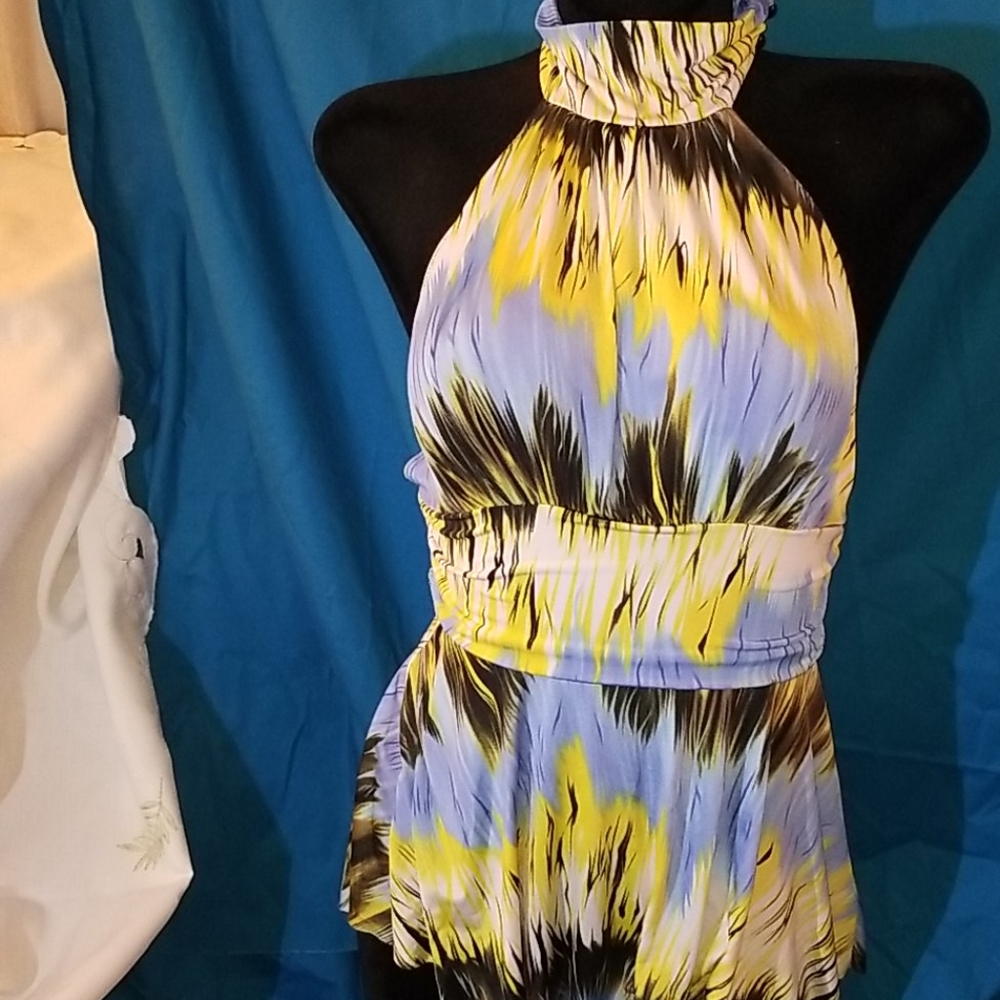 Fun Retro Womens Sleeveless blouse.
